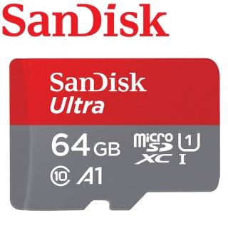 【SanDisk 晟碟】64GB 120MB/s Ultra microSDXC TF U1 A1 記憶卡(平輸)