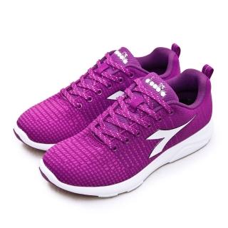 【DIADORA】女 迪亞多那 輕量飛織慢跑鞋 X RUN LIGHT 5系列(桃紫 175609-C8375)