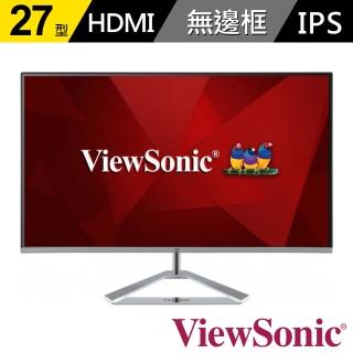 【ViewSonic 優派】VX2776-SH 27型IPS 電腦螢幕(16:9/IPS/75Hz/VGA/HDMI)