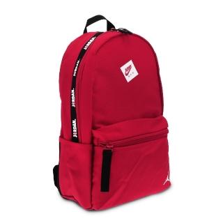 【NIKE 耐吉】後背包 Jordan Backpack 男女款 喬丹 飛人 雙肩背 外出 輕便 上學 紅 白(JD2113007AD-002)