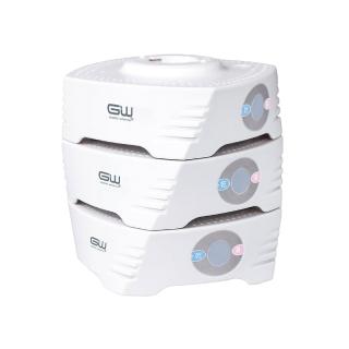 【GW 水玻璃】疊疊樂 分離式除濕機 3入組(不含還原座)