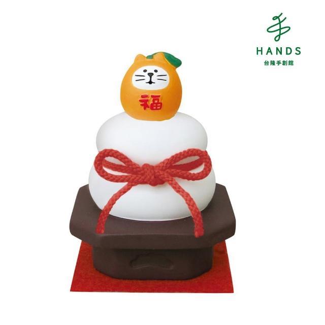 Tokyu Hands 台隆手創館 Decole 陶器福貓鏡餅擺飾 Momo購物網