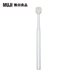 【MUJI 無印良品】聚丙烯牙刷/寬刷頭/白.全長約172mm