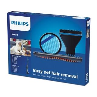 【Philips 飛利浦】吸塵器毛髮清潔組-寵物毛髮(FC6077)
