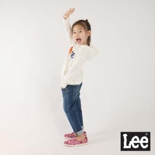 【Lee】多彩H.D 童長袖帽T-天鵝白