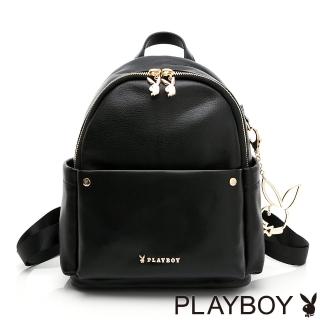 【PLAYBOY】後背包 摩登時代系列(黑色)