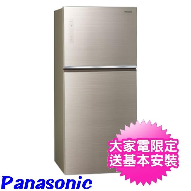 【Panasonic 國際牌】650L雙門變頻環保電冰箱 福利品(NR-B659TG-N)