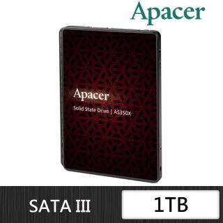 【Apacer 宇瞻】AS350X 1TB 2.5吋 SATA III 固態硬碟