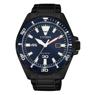 【CITIZEN 星辰】GENTS時尚男錶大三針光動能43.5mm台灣限定(BM7457-82L)