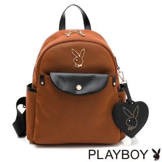 【PLAYBOY】後背包 Smart系列(橘色)