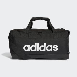 【adidas 愛迪達】健身包 運動 健身 旅行 大容量 LINEAR DUFFEL S 黑 GN2034