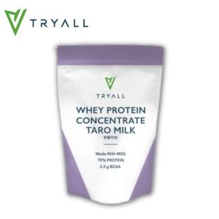 【台灣 TRYALL】濃縮乳清蛋白500g/袋-芋頭牛奶