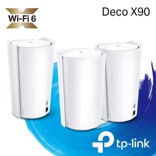 (3入組)【TP-Link】Deco X90 AX6600 AI-智慧漫遊 三頻無線網路WiFi 6 網狀Mesh Wi-Fi路由器(Wi-Fi 6分享器)