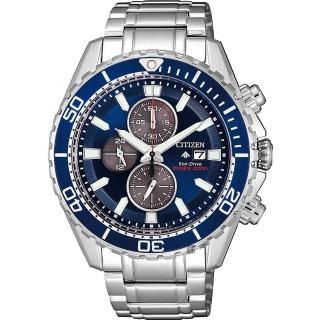 【CITIZEN 星辰】Promaster Divers 光動能計時200米潛水錶(CA0710-82L)