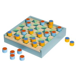 【Fubon Art 富邦藝術】MoMA美術館 西洋棋/跳棋兩用棋組(桌遊 玩具 遊戲)