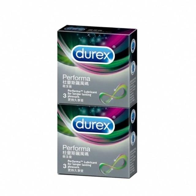 【Durex杜蕾斯】飆風碼衛生套3入*2盒