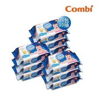 【Combi】Kuma Kun海洋深層水嬰兒柔濕巾箱購(80抽x24包)
