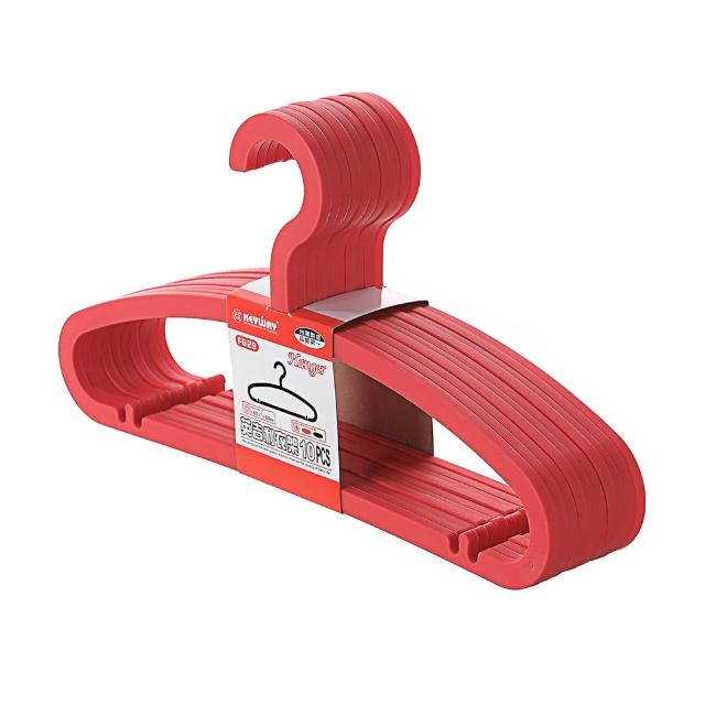 【KEYWAY 聯府】西莉雅衣架-80入(MIT台灣製造) 
