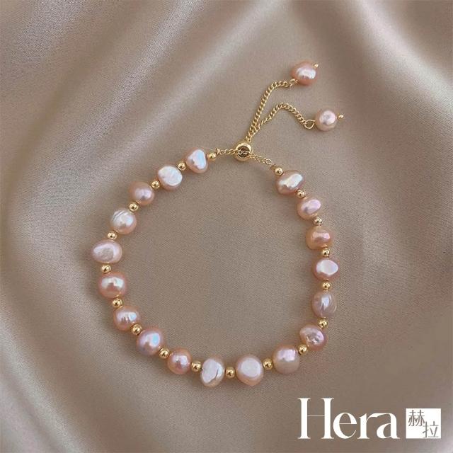 【HERA 赫拉】ll現貨ll巴洛克淡水珍珠閨蜜時尚感手鍊(飾品)