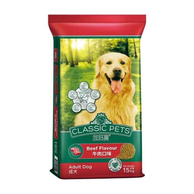 【Classic Pets 加好寶】狗乾糧 15KG(任選兩包)(狗飼料)