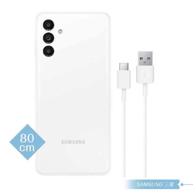 【Samsung 三星】三星製造 Type C 短版充電線 80cm/白色 for A/M系列(密封袋裝)