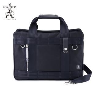 【PORTER INTERNATIONAL】NEW HEAT兩用商務公事包(深藍)