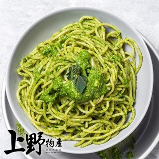 【上野物產】亞德里奶青醬鮭魚義大利麵 x24包(麵體+醬料包 300g±10%/包)