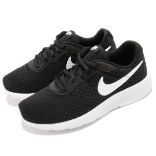 【NIKE 耐吉】休閒鞋 Nike Tanjun 運動 童鞋 低筒 輕量 透氣 舒適 休閒 中童 黑 白(818382-011)