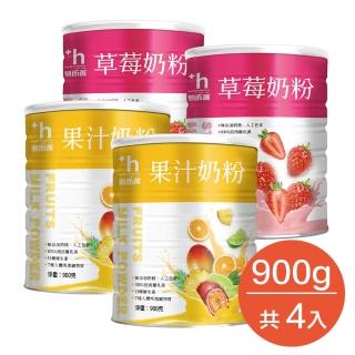 【易而善】草莓奶粉+果汁奶粉900gX4罐