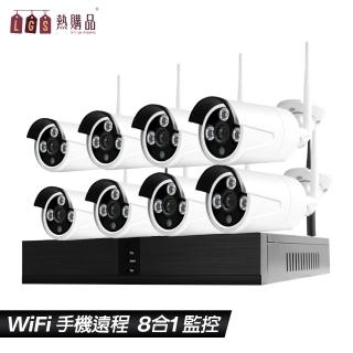【LGS 熱購品】商用級 八合一監視器 贈儲存硬碟 集中監控 高清錄影(日夜監視 / 移動偵測 / IP66防水)