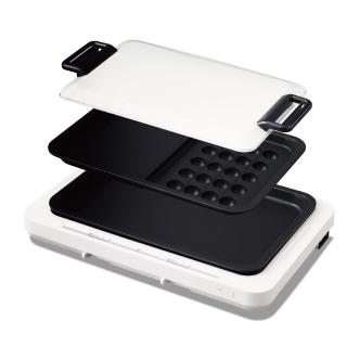 【IRIS】左右溫控電烤盤 WHP-012(贈章魚燒烤盤 雙烤盤組合 烤肉 烤盤 送禮 中秋節)