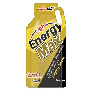 【AminoMax 邁克仕】EnergyMax Light能量包energy gel-金桔檸檬口味 35g*10包(能量包)