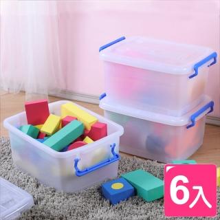 【真心良品】KEYWAY強固型滑輪整理箱13L(6入)