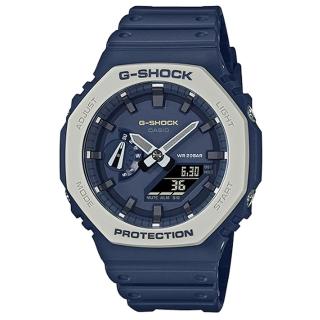 【CASIO 卡西歐】卡西歐G-SHOCK 農家橡樹電子錶-藍(GA-2110ET-2A)