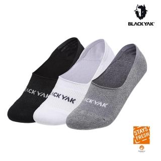 【BLACK YAK】吸排船型襪組[黑色]BYAB1NAB07(韓國 隱形襪 船型襪 一入3雙)