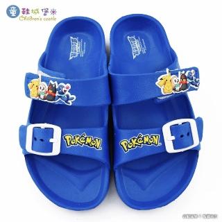【童鞋城堡】雙帶輕量戶外拖 神奇寶貝 寶可夢(PA1729-藍)