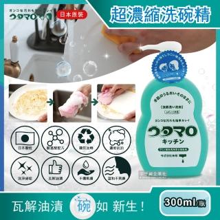 【日本Utamaro東邦歌磨】魔法廚房食器清潔劑超濃縮洗碗精(300ml/瓶)