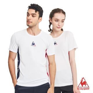 【LE COQ SPORTIF 公雞】短袖T恤 中性-白-LWN2310290