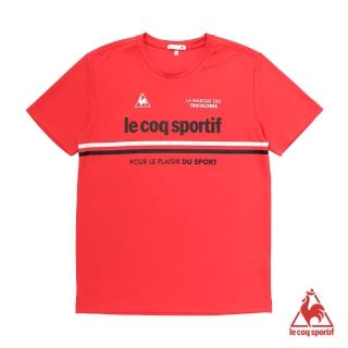 【LE COQ SPORTIF 公雞】短袖T恤 男-紅-LON2012775