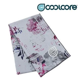 【COOLCORE】CHILL SPORT 涼感運動巾 數位花卉白 WHITE DIGI FLORAL(涼感運動毛巾、降溫、運動、運動巾)