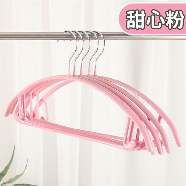 【KARY】100入質感加厚防滑無痕毛衣衣架(浸膠衣架)