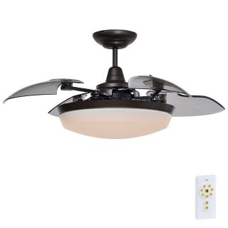 【金吉利】46吋隱形吊扇燈附燈附遙控器黑色110V(遙控吊扇)