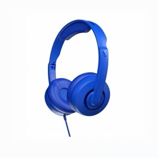 【Skullcandy 美國潮牌】Cassette Junior耳罩式有線耳機-藍色(239)