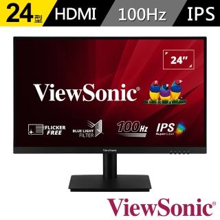 【ViewSonic 優派】VA2406-MH 24型 FHD雙喇叭顯示器