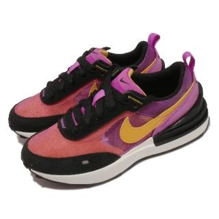 【NIKE 耐吉】休閒鞋 Waffle One 運動 童鞋 基本款 舒適 簡約 中童 穿搭 黑 粉(DC0480-600)