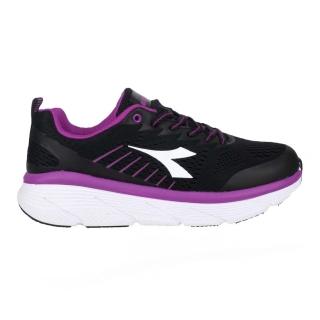 【DIADORA】女專業避震慢跑鞋-路跑 運動 黑紫(DA31636)