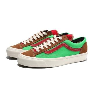 【VANS】休閒鞋 板鞋 OG STYLE 36 LX 咖啡綠紅 燈心絨 休閒 男(VN0A4BVETPF)