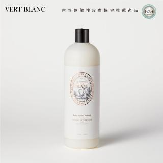 【VERTBLANC】寶寶天然衣物柔軟精｜白色爽身粉1000ml(通過國際過敏協會認證韓國原裝進口)