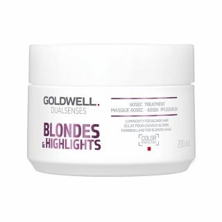 【GOLDWELL 歌薇】光纖60秒髮膜-矯色專用-200ml-漂淺、挑染、自然金髮、灰白髮適用(平輸版)