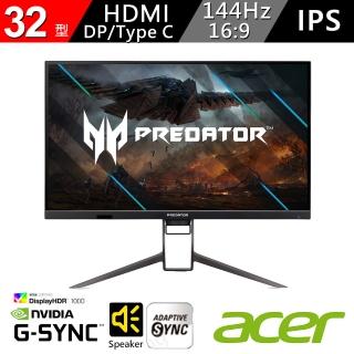【Acer 宏碁】XB323QK NV 32型IPS電競螢幕(16:9/Adaptive-Sync /144Hz)